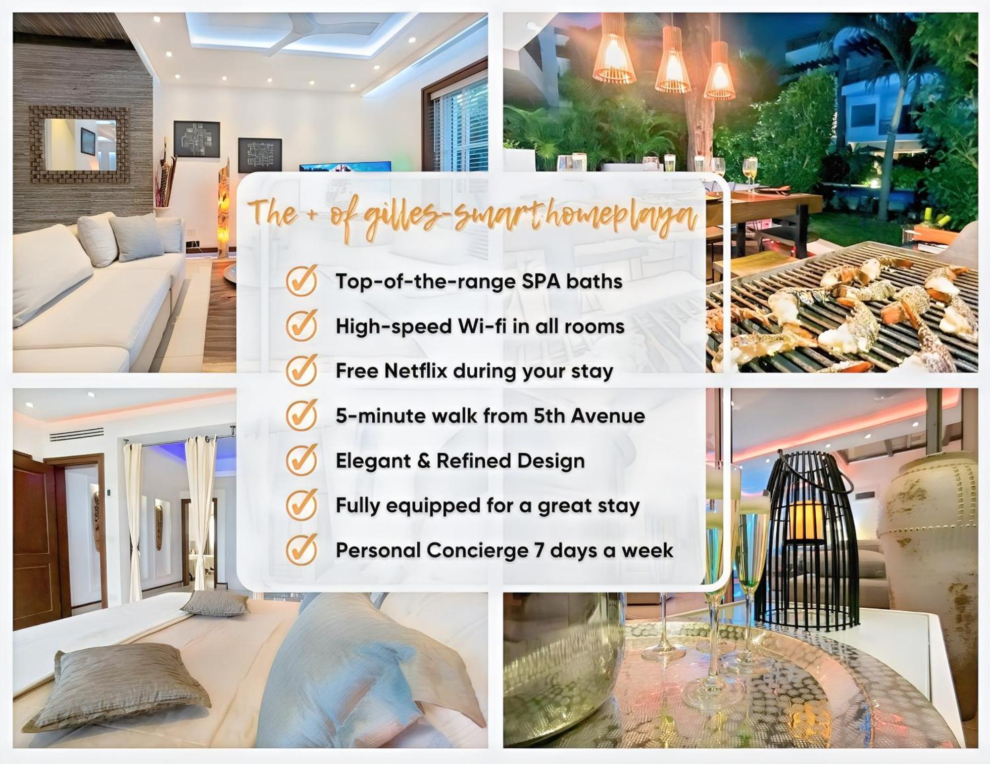 Luxury Duplex -4 Pers- 2Mn Beach&5Th Av, Pool, Gym Playa del Carmen Dış mekan fotoğraf