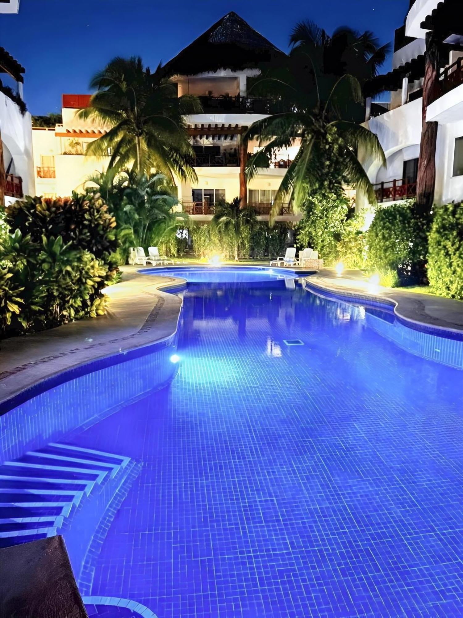 Luxury Duplex -4 Pers- 2Mn Beach&5Th Av, Pool, Gym Playa del Carmen Dış mekan fotoğraf